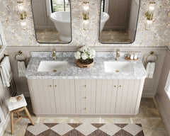 Houston 72 in. W x 22 in. D Free Standing Curved Edge Double Sink Bathroom Vanity - photo 14