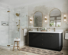 Houston 72 in. W x 22 in. D Free Standing Curved Edge Double Sink Bathroom Vanity - photo 2