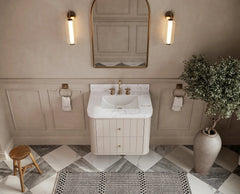 Houston Floating 30 in. W x 22 in. D Single Sink Bathroom Vanity - photo 4
