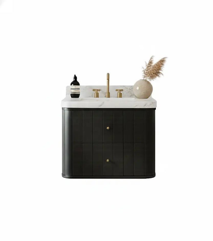 Houston Floating 30 in. W x 22 in. D Single Sink Bathroom Vanity - photo 1