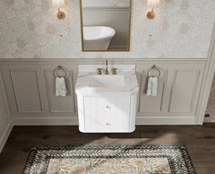 Houston Floating 30 in. W x 22 in. D Single Sink Bathroom Vanity - photo 4