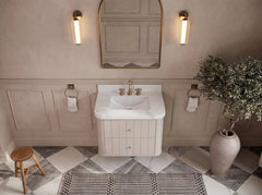 Houston Floating 30 in. W x 22 in. D Single Sink Bathroom Vanity - photo 9