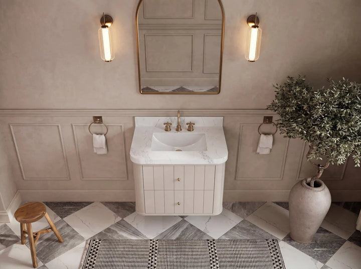 Houston Floating 30 in. W x 22 in. D Single Sink Bathroom Vanity - photo 9