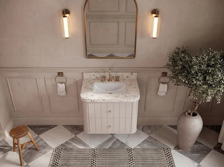 Houston Floating 30 in. W x 22 in. D Single Sink Bathroom Vanity - photo 10