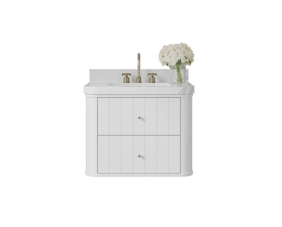 Houston Floating 30 in. W x 22 in. D Single Sink Bathroom Vanity - Willow Bath and Vanity