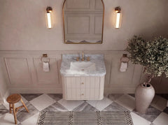 Houston Floating 30 in. W x 22 in. D Single Sink Bathroom Vanity - photo 7