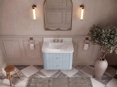 Houston Floating 30 in. W x 22 in. D Single Sink Bathroom Vanity - photo 8