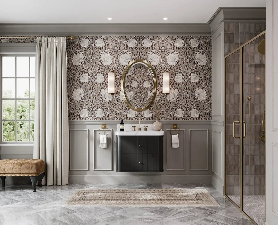 Houston Floating 30 in. W x 22 in. D Single Sink Bathroom Vanity - Willow Bath and Vanity