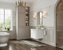 Houston Floating 30 in. W x 22 in. D Single Sink Bathroom Vanity - photo 2