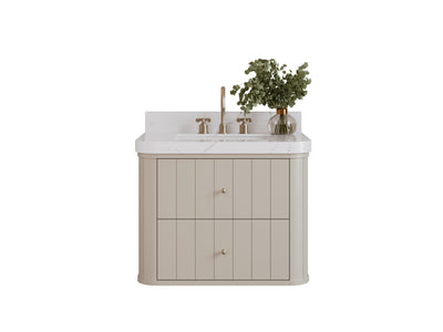 Houston Floating 30 in. W x 22 in. D Single Sink Bathroom Vanity - Willow Bath and Vanity