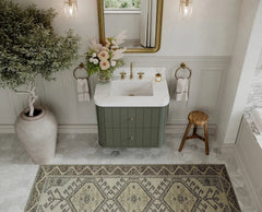 Houston Floating 30 in. W x 22 in. D Single Sink Bathroom Vanity - photo 4