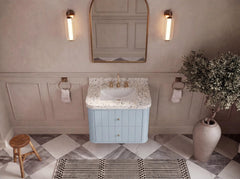 Houston Floating 30 in. W x 22 in. D Single Sink Bathroom Vanity - photo 6