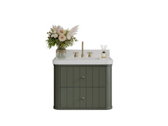 Houston Floating 30 in. W x 22 in. D Single Sink Bathroom Vanity - photo 1