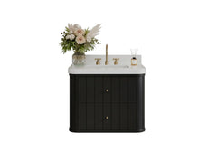 Houston Floating 30 in. W x 22 in. D Single Sink Bathroom Vanity - photo 1