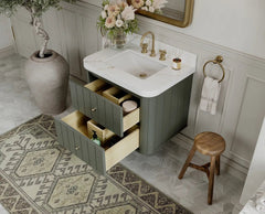 Houston Floating 30 in. W x 22 in. D Single Sink Bathroom Vanity - photo 3