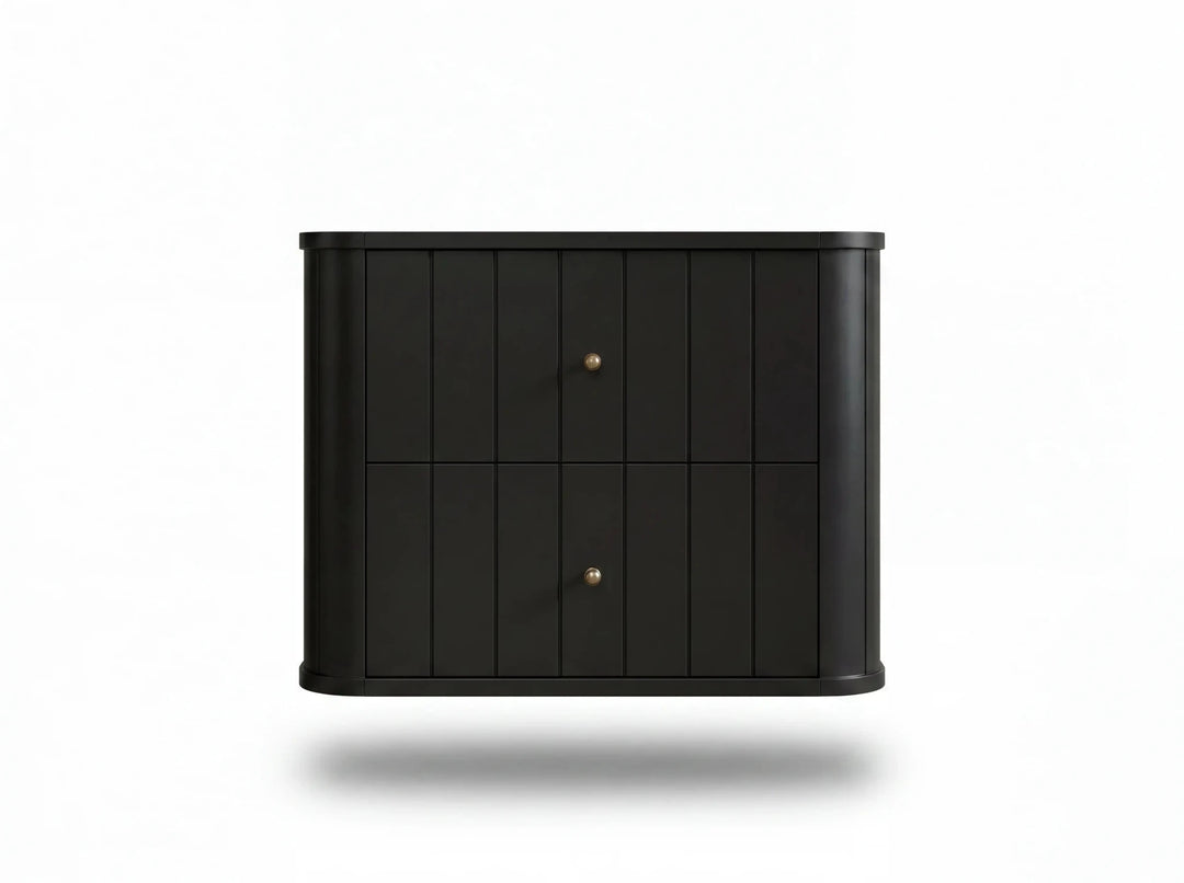 Houston Floating 30 in. W x 22 in. D Single Sink Bathroom Vanity | 
              
                Black
                
                  
             - HOU-FLT-CAB-BLK-29 - photo №14