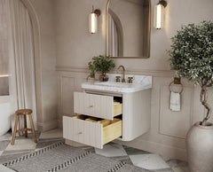 Houston Floating 30 in. W x 22 in. D Single Sink Bathroom Vanity - photo 3