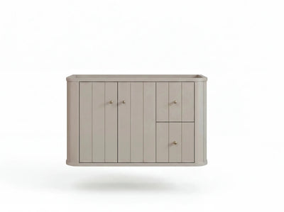 Houston Floating 36 in. W x 22 in. D Center Sink Bathroom Vanity - Willow Bath and Vanity