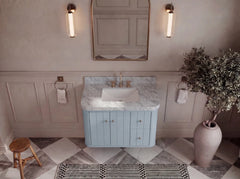 Houston Floating 36 in. W x 22 in. D Center Sink Bathroom Vanity - photo 5