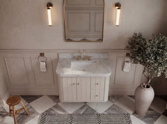 Houston Floating 36 in. W x 22 in. D Center Sink Bathroom Vanity - photo 12