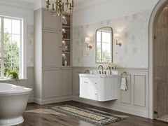 Houston Floating 36 in. W x 22 in. D Center Sink Bathroom Vanity - photo 2