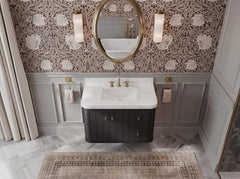 Houston Floating 36 in. W x 22 in. D Center Sink Bathroom Vanity - photo 11