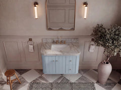 Houston Floating 36 in. W x 22 in. D Center Sink Bathroom Vanity - photo 7