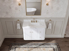 Houston Floating 36 in. W x 22 in. D Center Sink Bathroom Vanity - photo 8