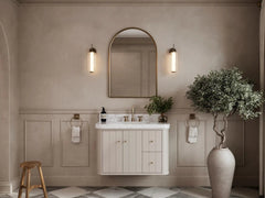 Houston Floating 36 in. W x 22 in. D Center Sink Bathroom Vanity - photo 4