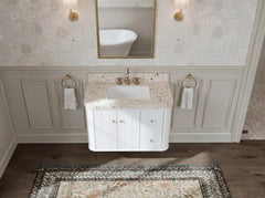 Houston Floating 36 in. W x 22 in. D Center Sink Bathroom Vanity - photo 13