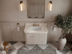 Houston Floating 36 in. W x 22 in. D Center Sink Bathroom Vanity - photo 13