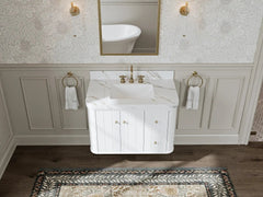 Houston Floating 36 in. W x 22 in. D Center Sink Bathroom Vanity - photo 6