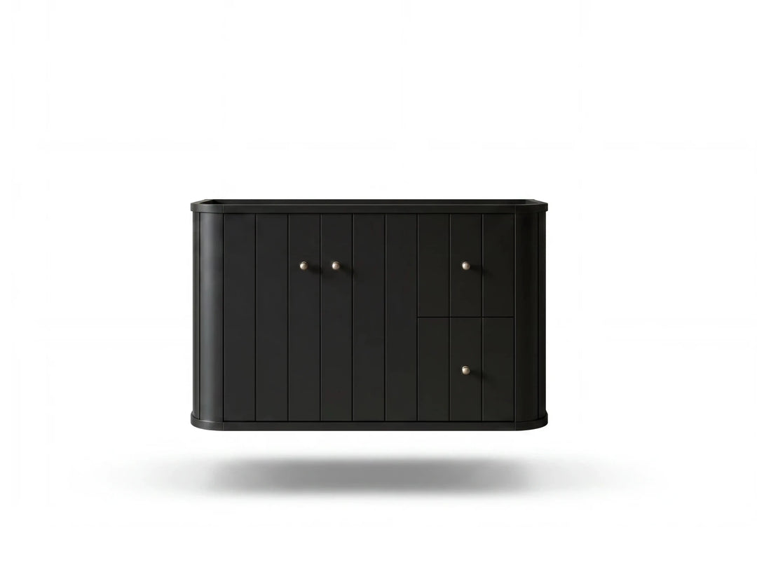 Houston Floating 36 in. W x 22 in. D Center Sink Bathroom Vanity | 
              
                Black
                
                  
             - HOU-FLT-CAB-BLK-35L - photo №10