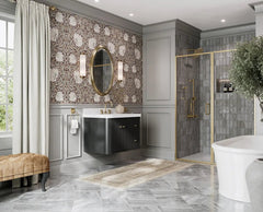 Houston Floating 36 in. W x 22 in. D Center Sink Bathroom Vanity - photo 2