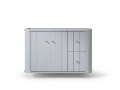 Houston Floating 36 in. W x 22 in. D Center Sink Bathroom Vanity - Willow Bath and Vanity
