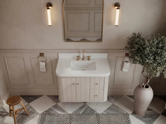 Houston Floating 36 in. W x 22 in. D Center Sink Bathroom Vanity - photo 14