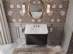 Houston Floating 36 in. W x 22 in. D Center Sink Bathroom Vanity - photo 8