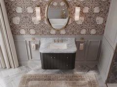 Houston Floating 36 in. W x 22 in. D Center Sink Bathroom Vanity - photo 10