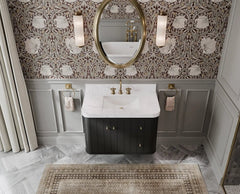 Houston Floating 36 in. W x 22 in. D Center Sink Bathroom Vanity - photo 4