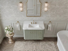 Houston Floating 36 in. W x 22 in. D Center Sink Bathroom Vanity - photo 8
