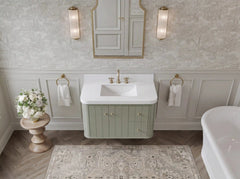 Houston Floating 36 in. W x 22 in. D Center Sink Bathroom Vanity - photo 13
