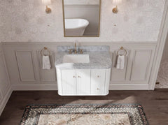Houston Floating 36 in. W x 22 in. D Left Offset Sink Bathroom Vanity - photo 10