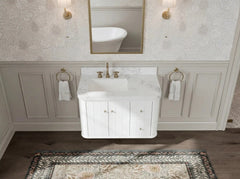 Houston Floating 36 in. W x 22 in. D Left Offset Sink Bathroom Vanity - photo 9