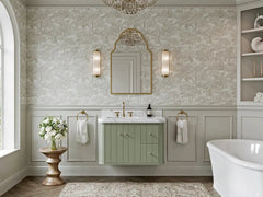 Houston Floating 36 in. W x 22 in. D Left Offset Sink Bathroom Vanity - photo 4