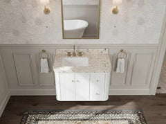 Houston Floating 36 in. W x 22 in. D Left Offset Sink Bathroom Vanity - photo 15