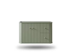 Houston Floating 36 in. W x 22 in. D Left Offset Sink Bathroom Vanity - photo 7