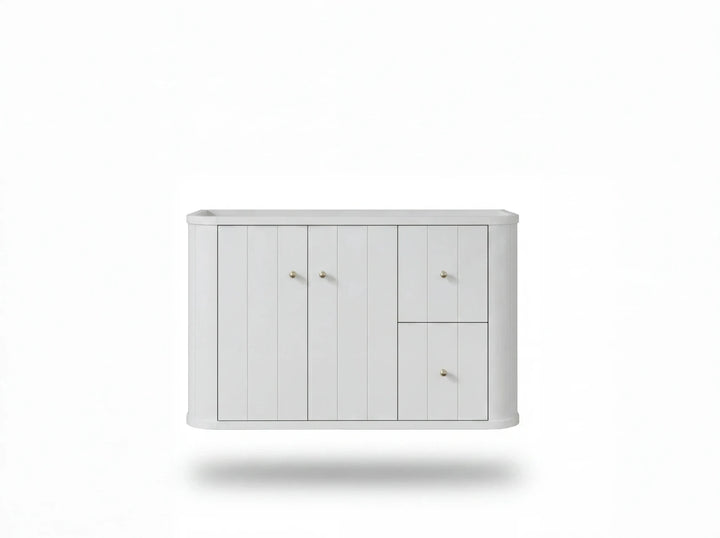 Houston Floating 36 in. W x 22 in. D Left Offset Sink Bathroom Vanity - photo 16