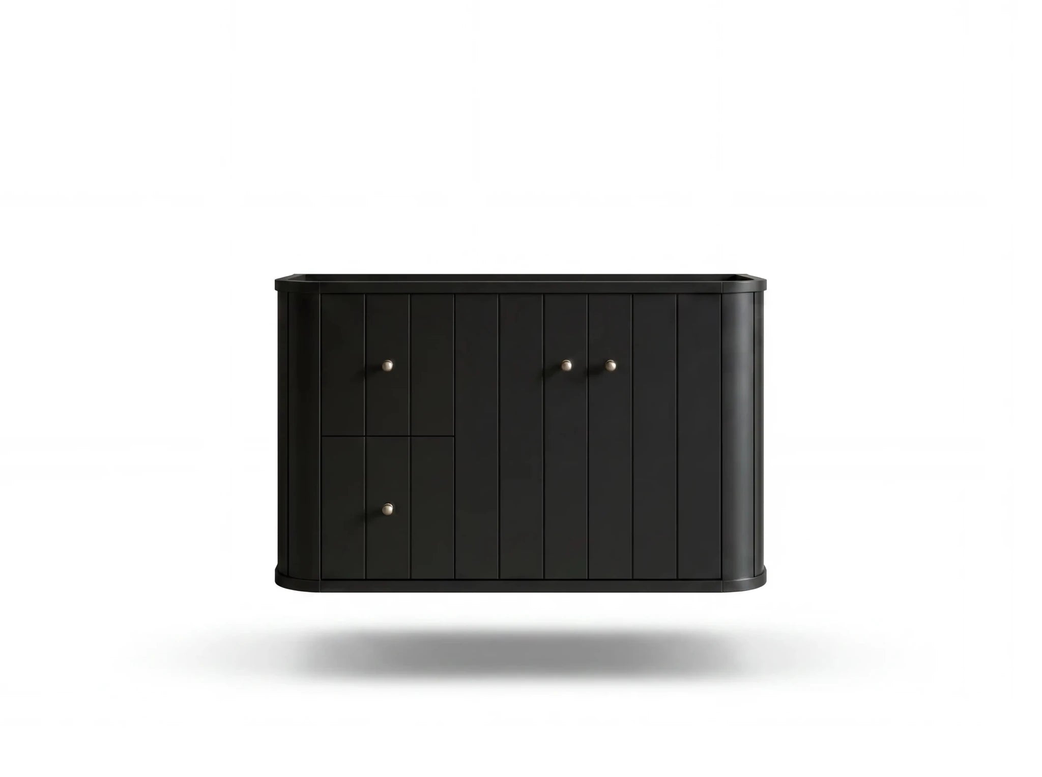 Houston Floating 36 in. W x 22 in. D Right Offset Sink Bathroom Vanity - Willow Bath and Vanity