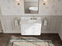 Houston Floating 36 in. W x 22 in. D Right Offset Sink Bathroom Vanity - photo 11