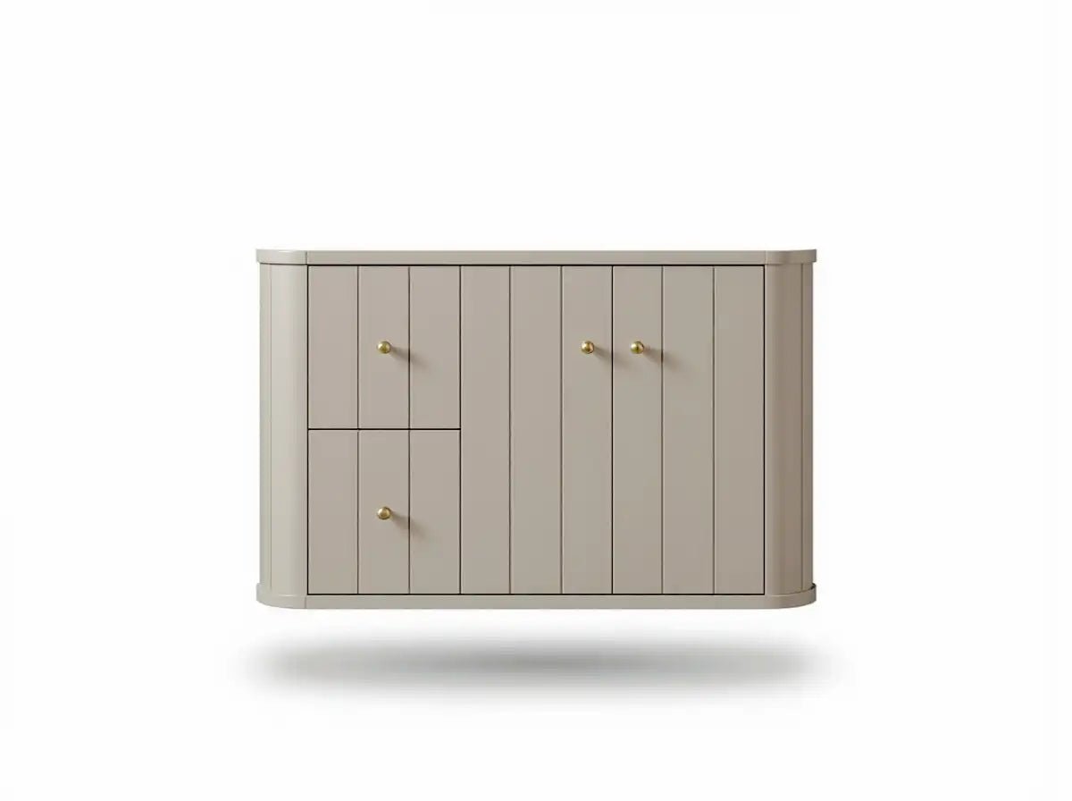 Houston Floating 36 in. W x 22 in. D Right Offset Sink Bathroom Vanity - Willow Bath and Vanity